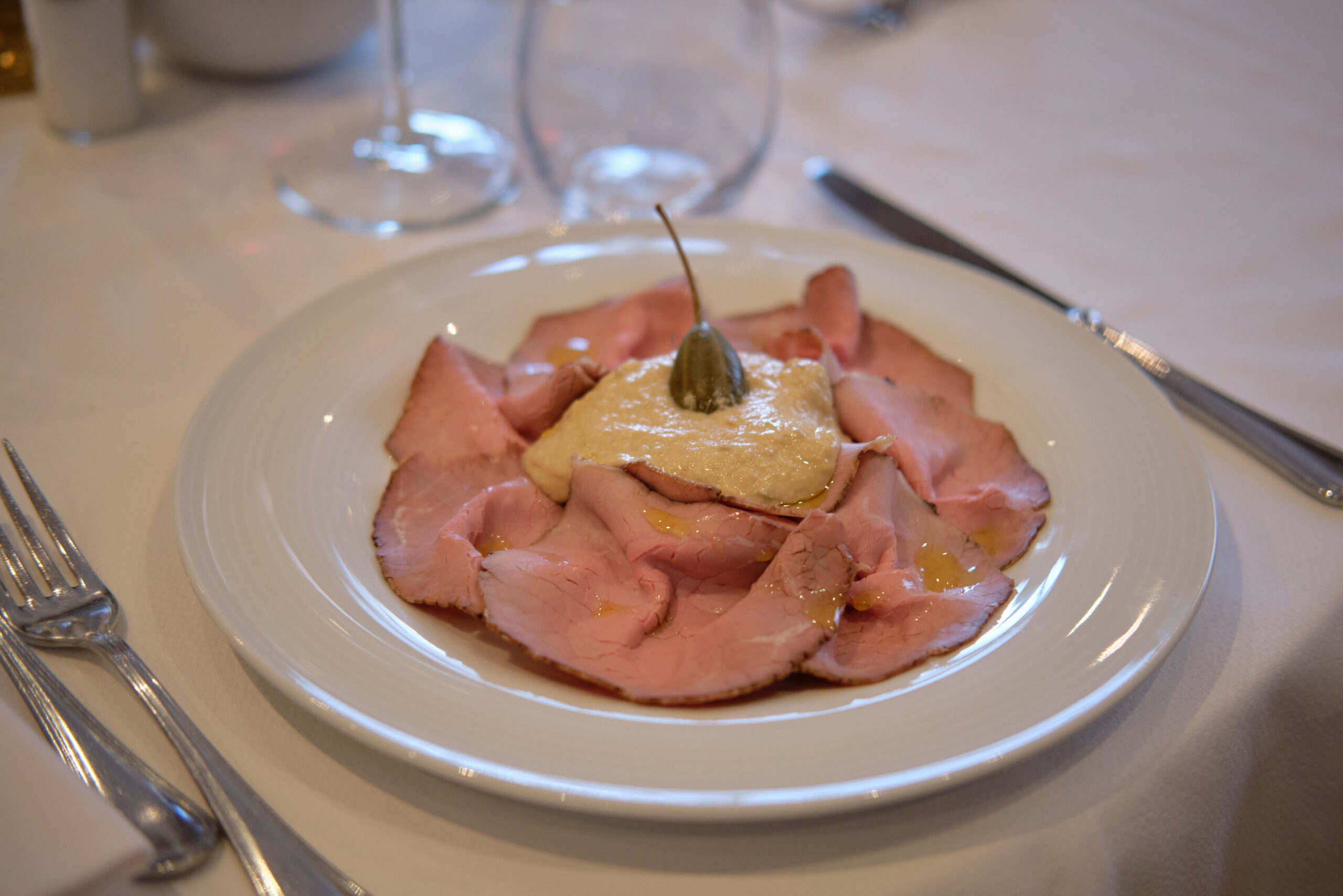 Vitello tonnato – cucina piemontese tradizionale Ristorante Caprera 1883